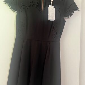 Ted Baker embroidered skater dress